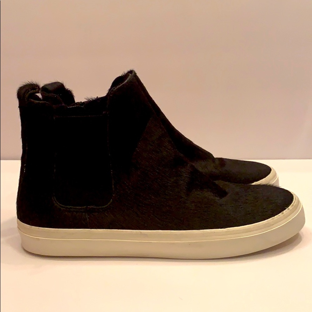 Zara Girls - Calf hair sneaker/ bootie. NWOT